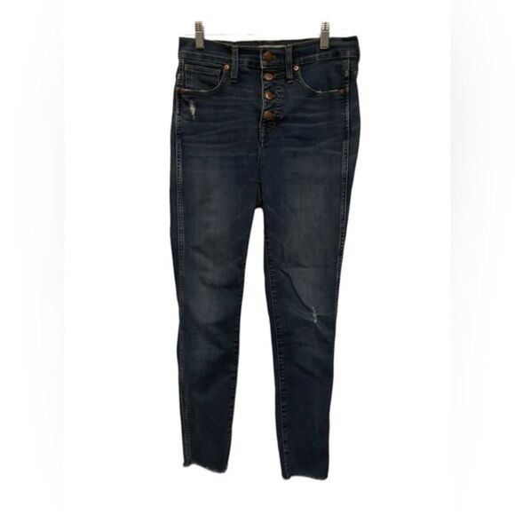 MADEWELL denim jeans 10” high rise skinny 26 - Picture 1 of 6